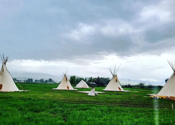 Experience Pet-friendly Perfection: Classic Tipi Glamping Near Wind River Mountains, Wy Holiday home Fort Washakie