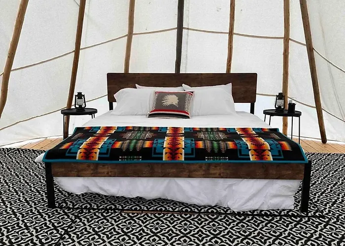 Experience Pet-friendly Perfection: Classic Tipi Glamping Near Wind River Mountains, Wy *