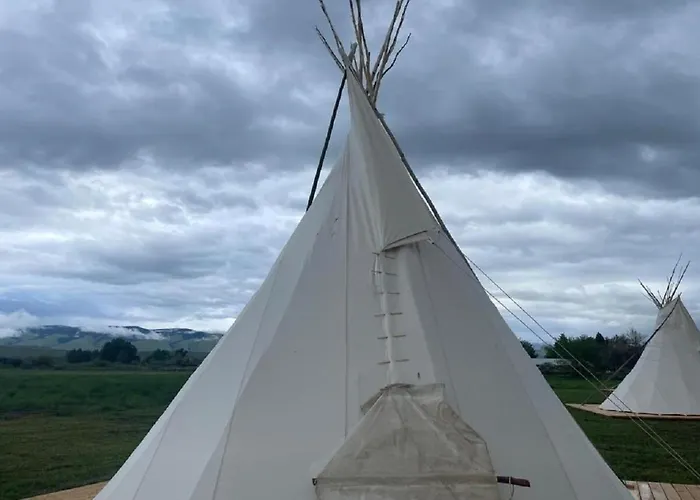 Experience Pet-friendly Perfection: Classic Tipi Glamping Near Wind River Mountains, Wy * Fort Washakie